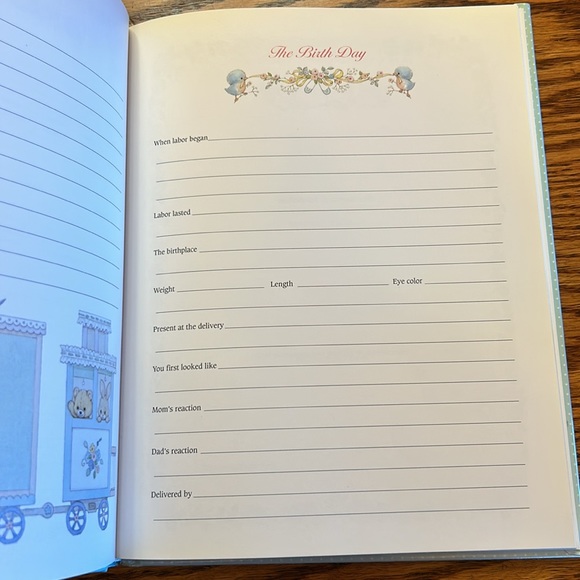 Vintage 90s New Baby Record Book by Ruth Morehead - Unisex - Picture 8 of 16